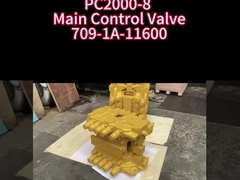 PC2000-8 Komatsu kazıcı için ana kontrol valfi 709-1A-11600 709-1A-11100