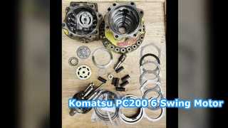 PC200-6 PC220-6 6D102 Ekskavatör Parçaları Salıncak Motoru Takma 706-75-01170