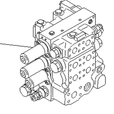 Komatsu D65E D85E D85 HYDRAULIK Ana Kontrol Valfı 723-63-12101
